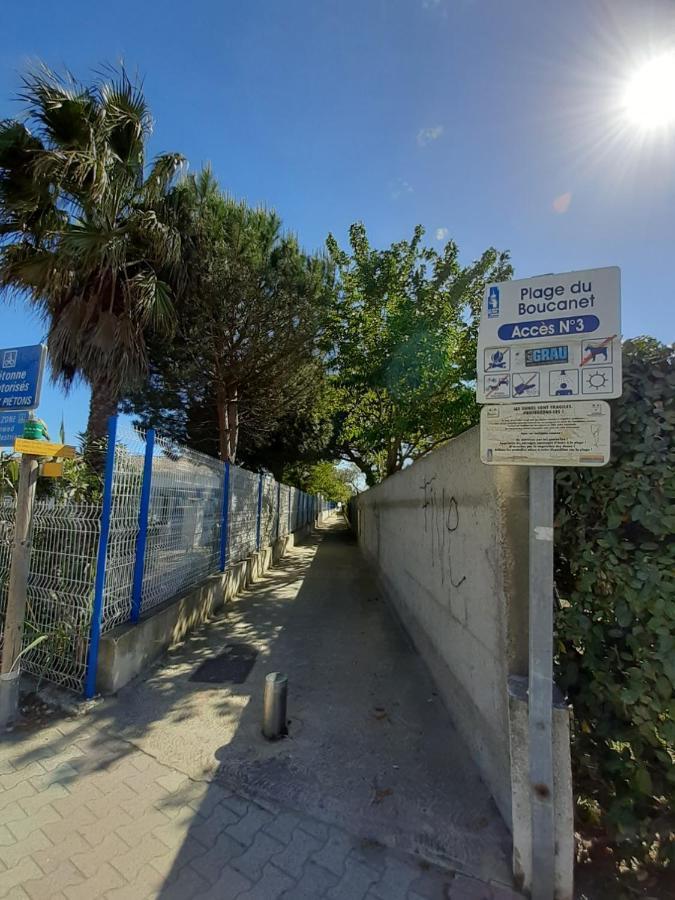 T2-3 Cabine Les Yuccas 200 M Plage Du Boucanet Rive Droite Grau Du Roi Ideal 2-4 Pers 勒格罗-迪鲁瓦 外观 照片