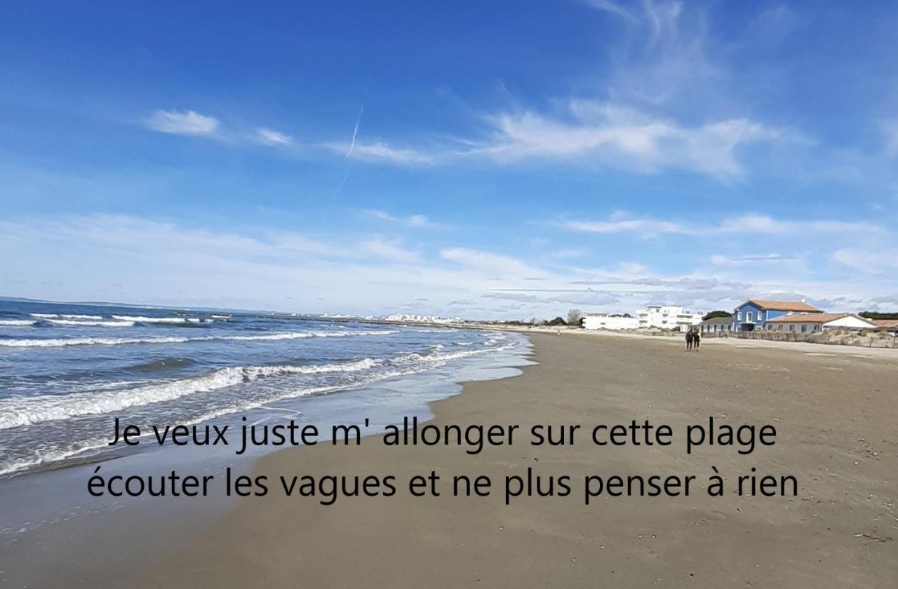 T2-3 Cabine Les Yuccas 200 M Plage Du Boucanet Rive Droite Grau Du Roi Ideal 2-4 Pers 勒格罗-迪鲁瓦 外观 照片